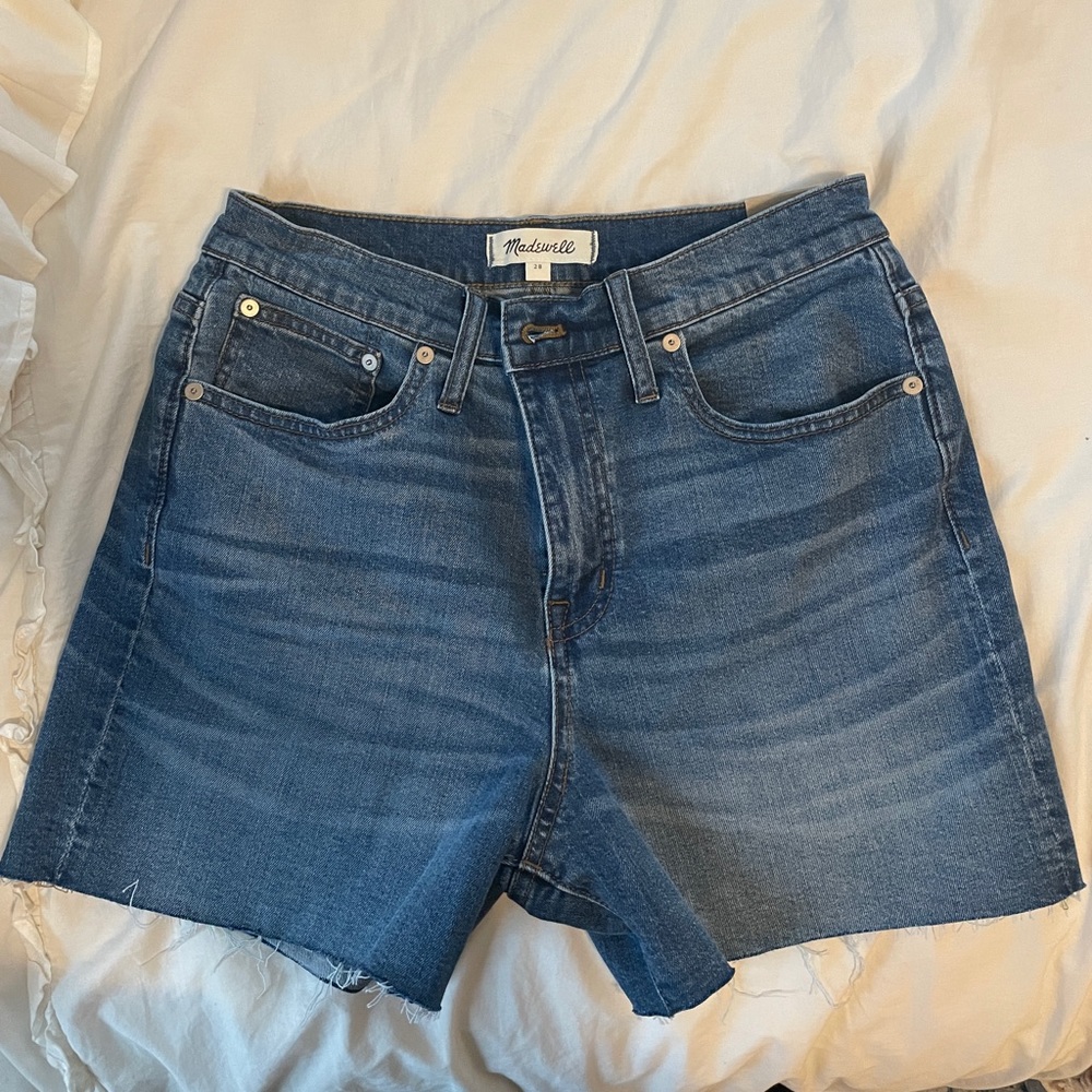 NEVERWORN Madewell High-Rise Denim Shorts